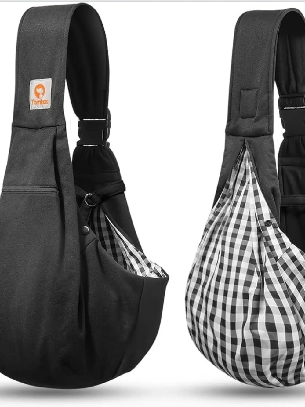 Tomkas black sling pet carrier